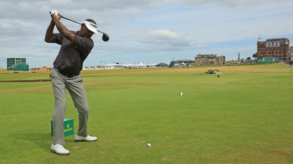 Vijay Singh on the Old Course