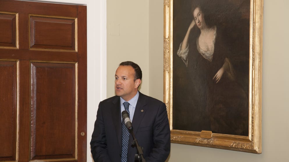 Ireland's Minister for Transport, Tourism and Sport Leo Varadkar at 