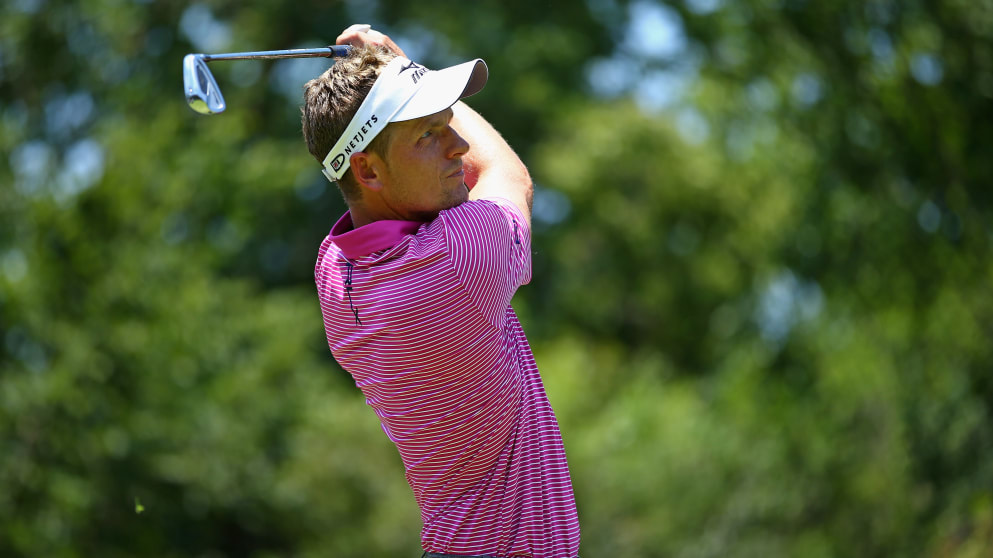 Luke Donald - showing some great form on the second day of the Nedbank Golf Challenge in South Africa