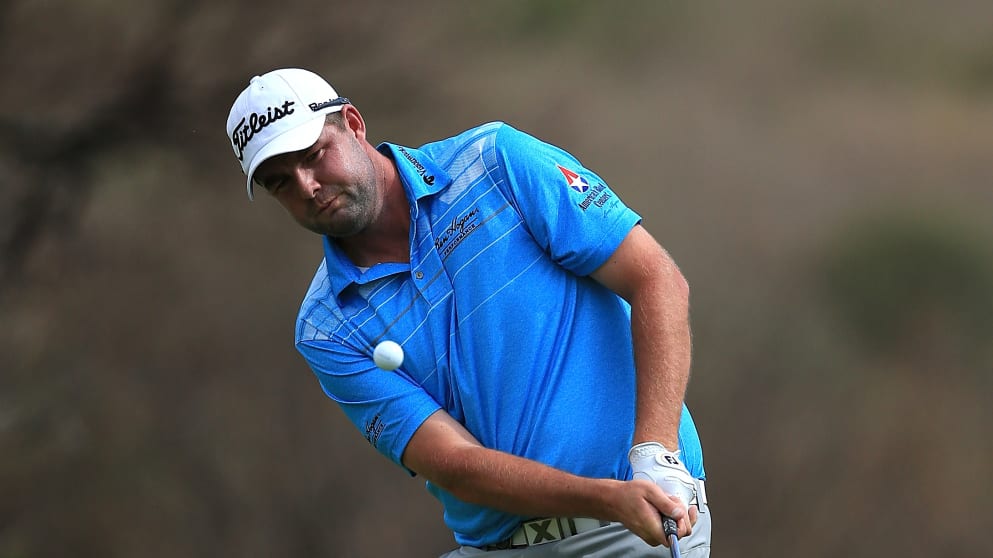 Marc Leishman - leading after three days at the Nedbank Golf Challenge