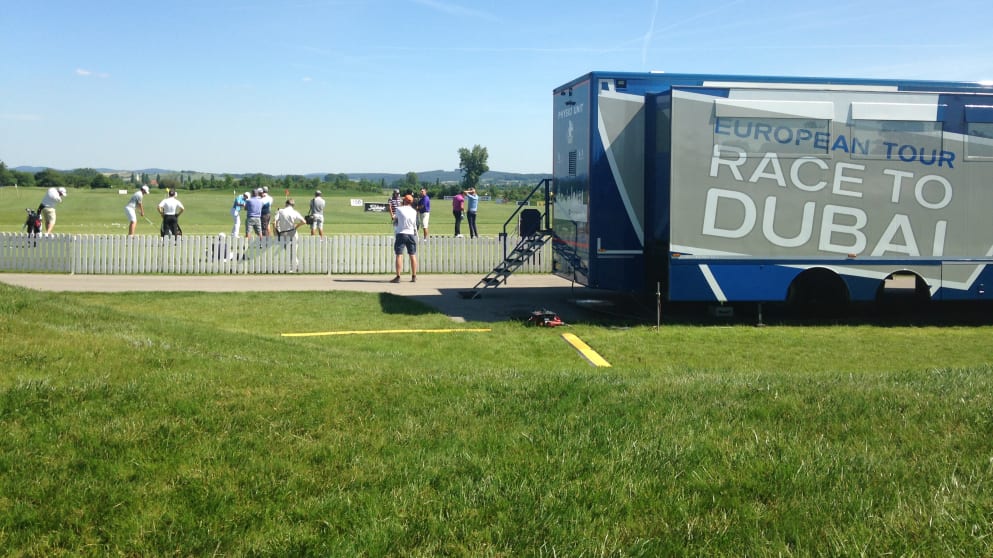 The European Tour physio truck 