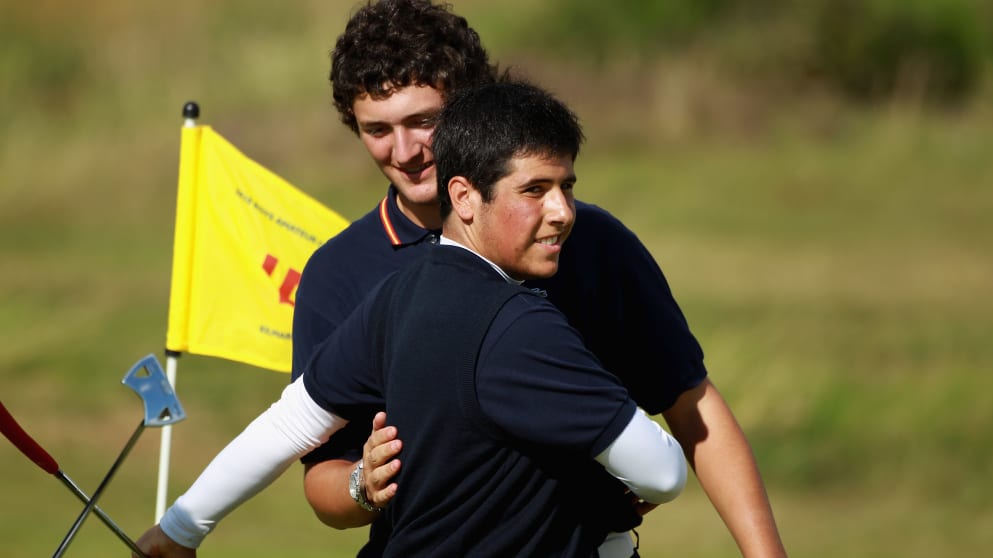 Jon Rahm and Adrian Otageui