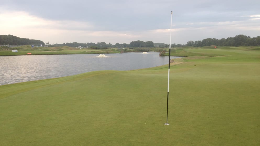 The 18th green at The Dutch