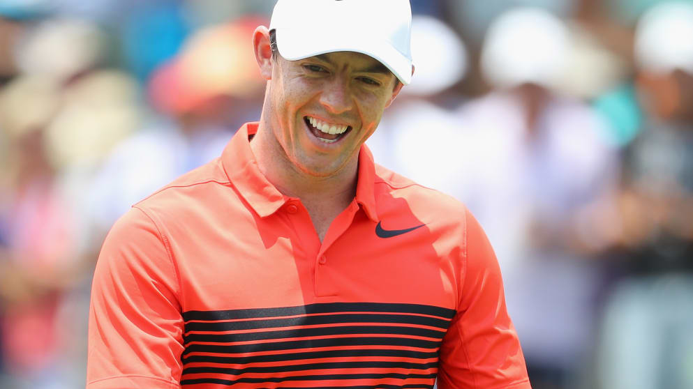 Rory McIlroy during his round at the 2017 BMW SA Open