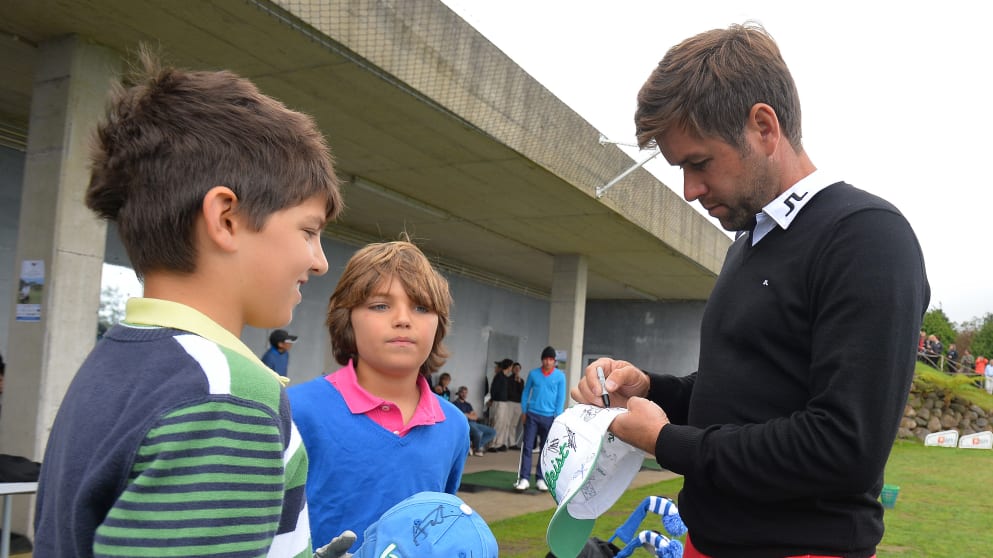 A golf clinic for young fans of the game during Day Three of Madeira Islands Open - Portugal - BPI