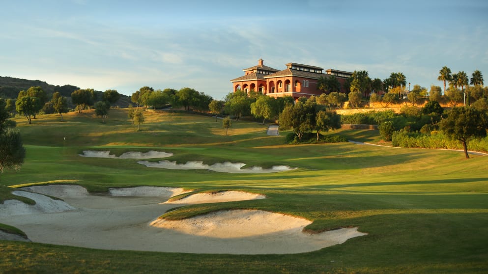 The 18th hole at La Reserva de Sotogrande (pic by Kevin Murray)