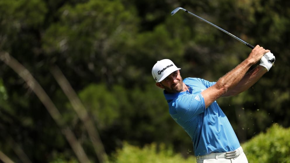 Dustin Johnson at the WGC-Dell Technologies Match Play