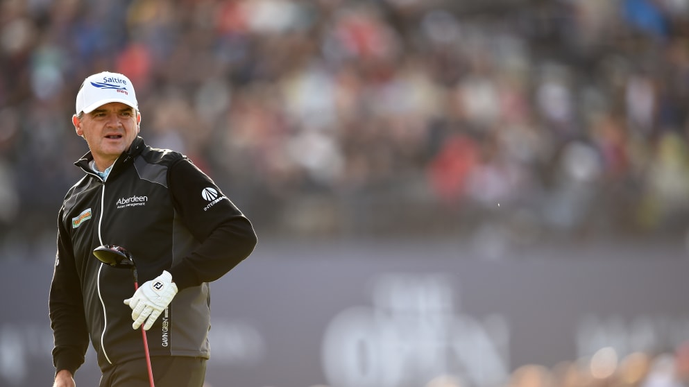 Paul Lawrie - well placed in third place