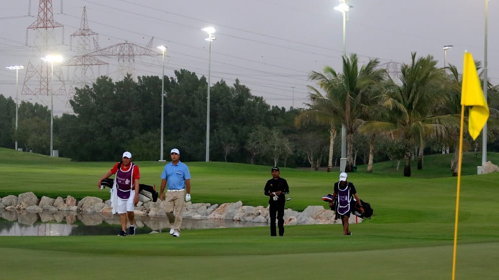 Floodlights at Sharjah Golf & Shooting Club