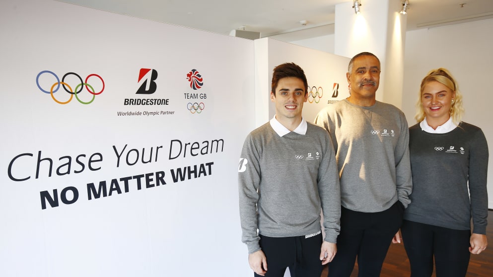 Chris Mears, Daley Thompson and Charley Hull 