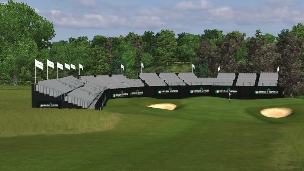 The new 17th Grandstand at Carton House for the 2013 Irish Open