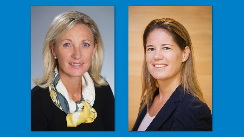 Jutta af Rosenborg and Sophie Goldschmidt 