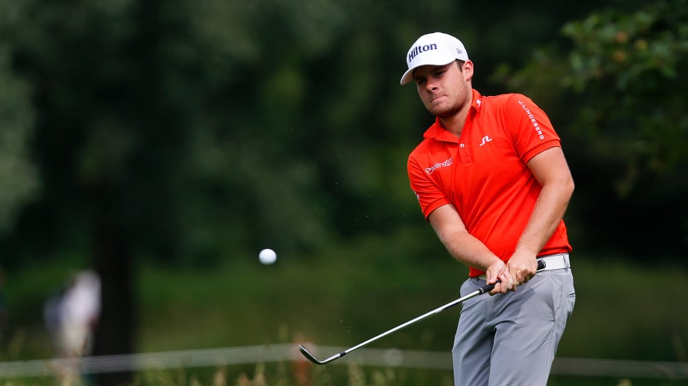 Tyrrell Hatton - on the way to a fine 66 on day three at the BMW International Open