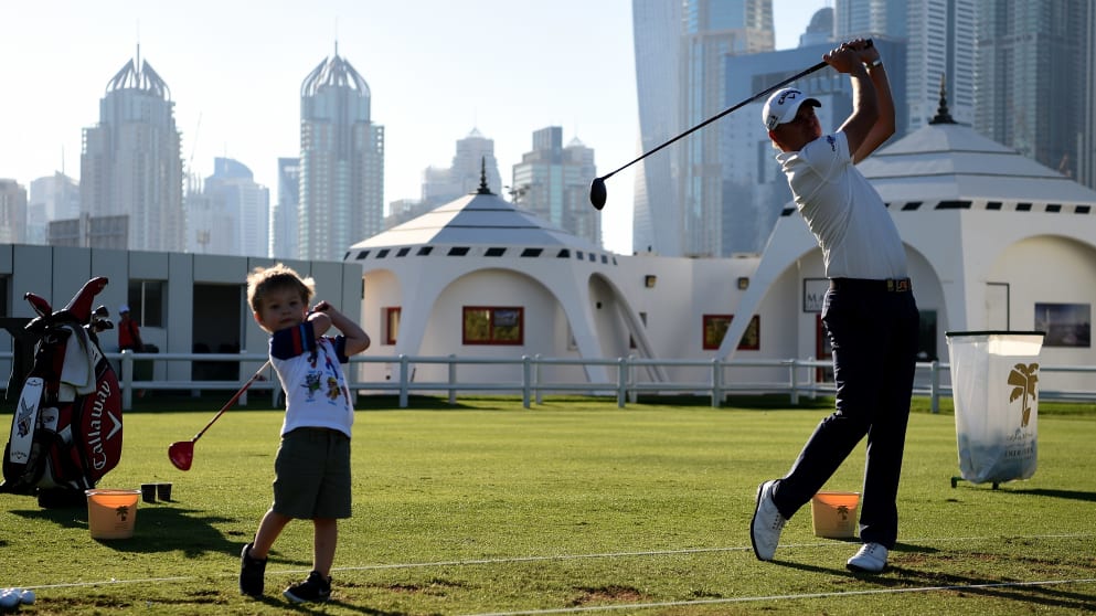 James Morrison and his son, Finley