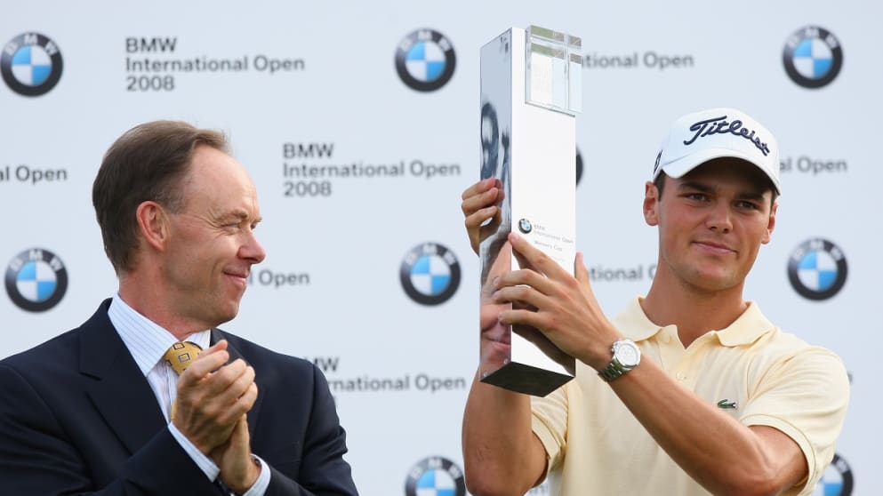 Martin Kaymer - after winning the 2008 BMW International Open