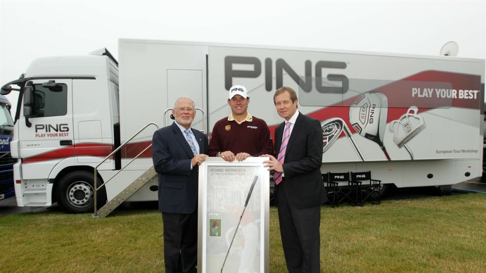 John Solheim, Lee Westwood and George O'Grady