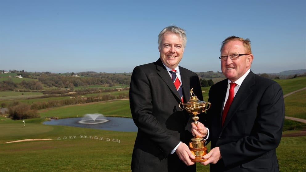 Rt Hon Carwyn Jones, AM , First Minister of Wales, and Richard Hills