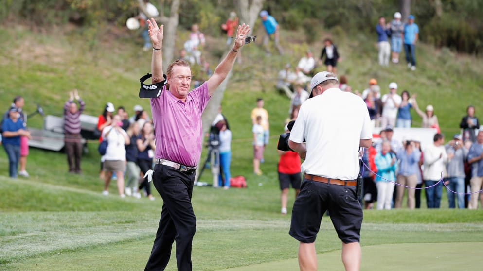 Miguel Angel Jimenez at the 2014 Open de España