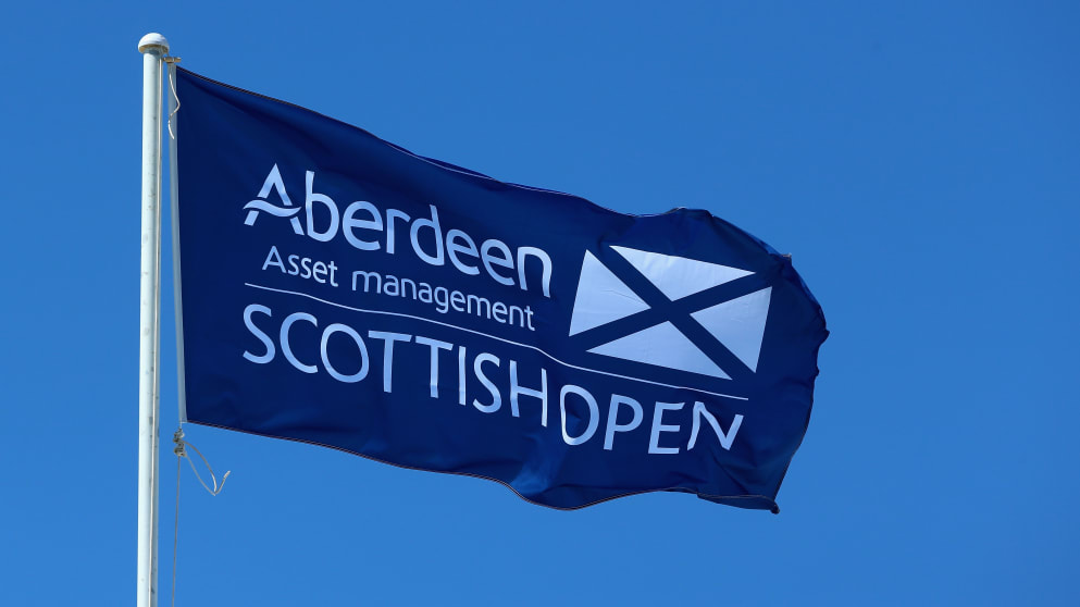 The Aberdeen Asset Management Scottish Open flag
