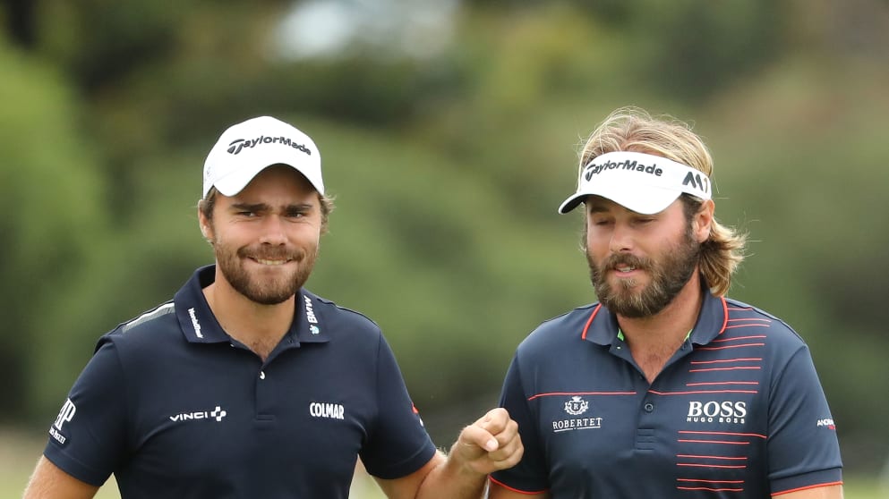 Victor Dubuisson et Romain Langasque