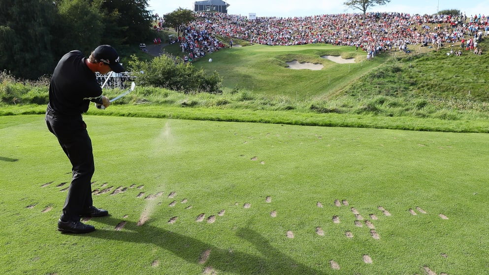 Thomas Pieters on his way to victory in 2016