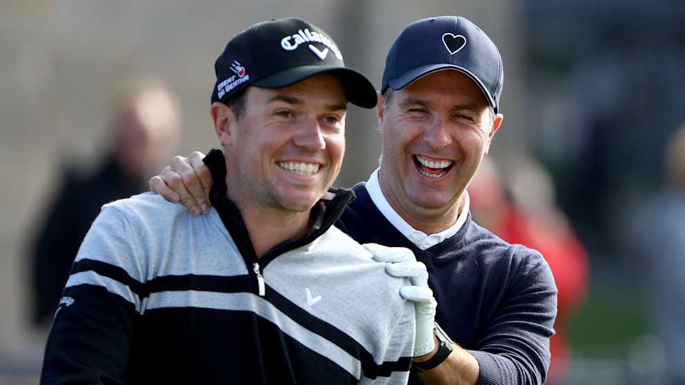 Jonathan Smart during his practice round ahead of the Alfred Dunhill Links Championship