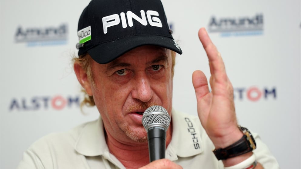  Defending champion Miguel Angel Jimenez 