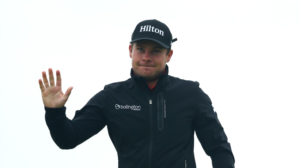 Tyrrell Hatton climbing the leaderbaord on the final day