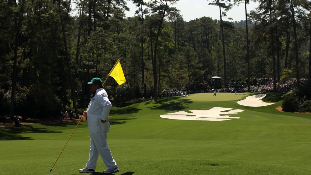 A view towards the tenth green at Augusta National