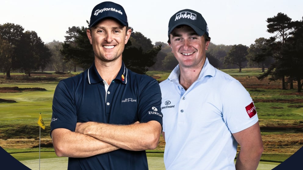 Justin Rose and Paul Dunne