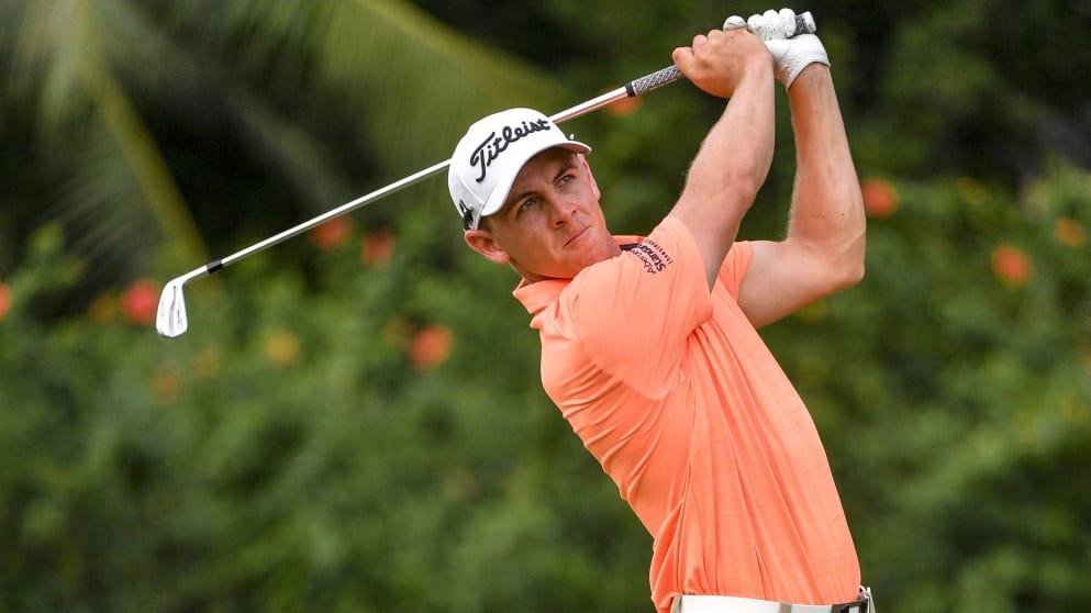 Grant Forrest at the Hainan Open