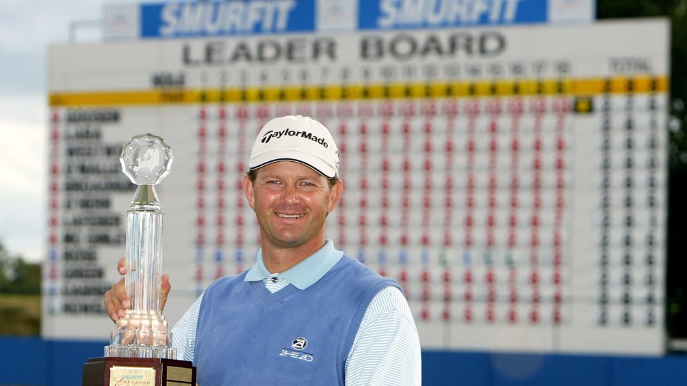 Retief Goosen at the 2004 European Open