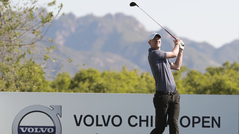 Chris Wood at the Volvo China Open