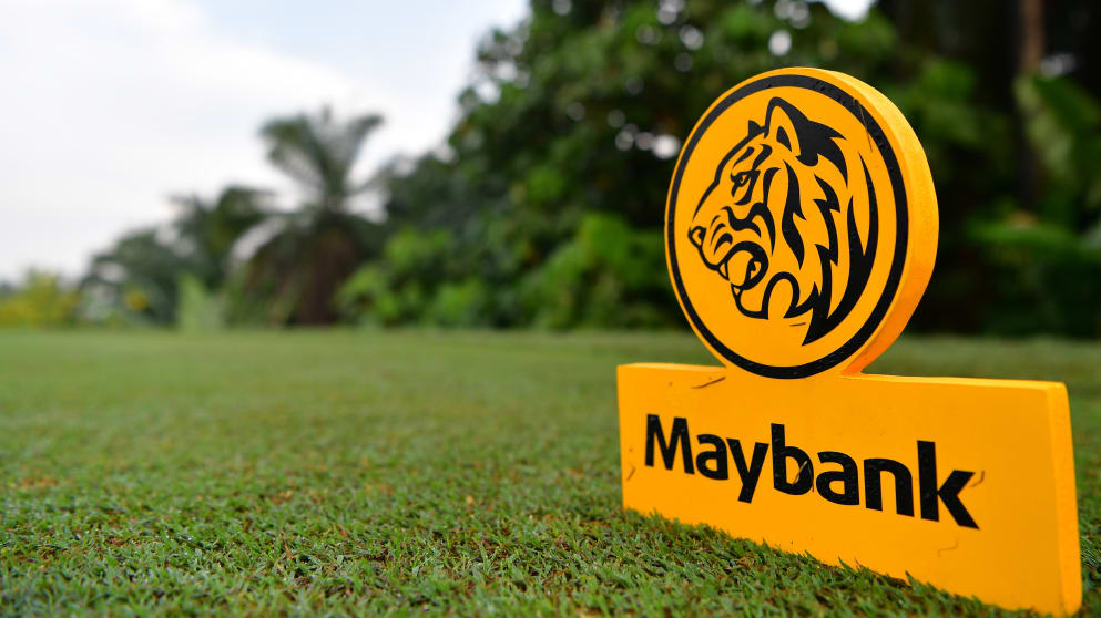 A Maybank Championship tee marker