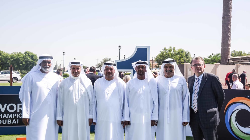 DP World Ceremonial tee Shot 1