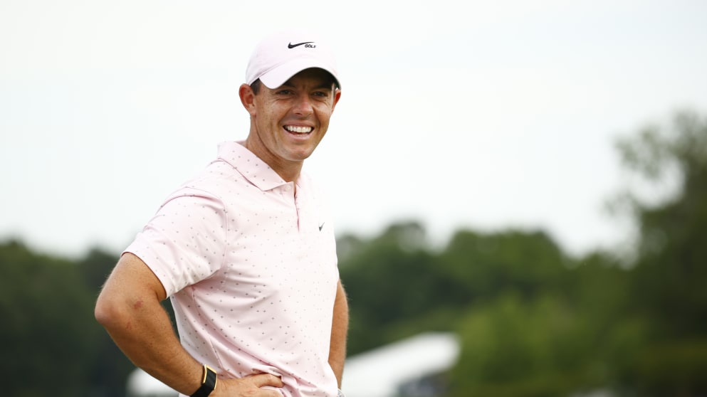 Rory McIlroy at the Wells Fargo Championship