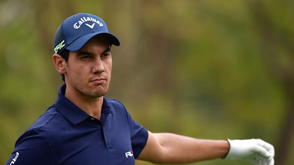 Matteo Manassero during the Hero Indian Open