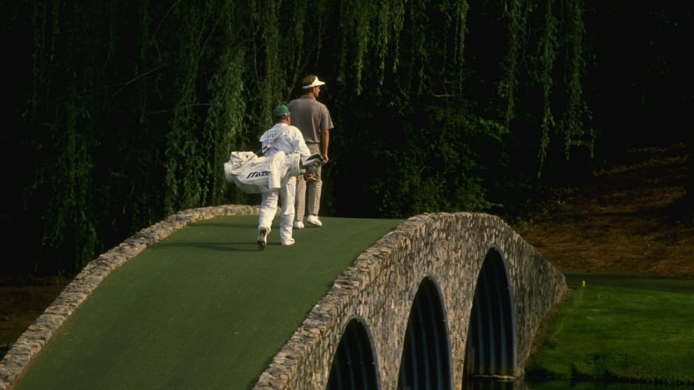 Sandy Lyle at Augusta National in 1988