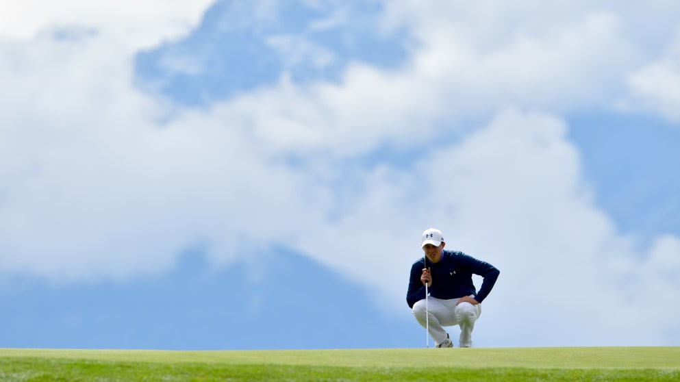 Matt Fitzpatrick at Crans-sur-Sierre GC