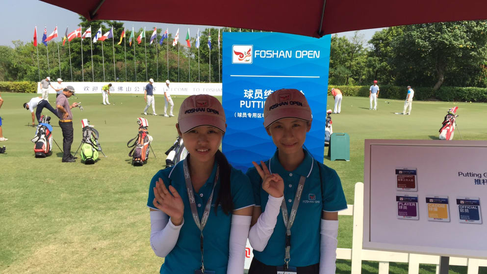 Volunteers at The Foshan Open
