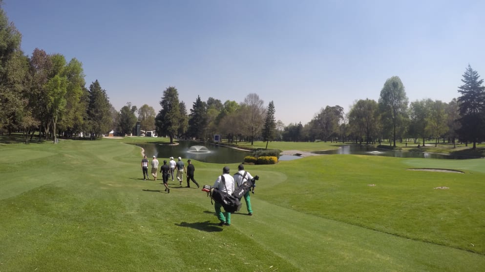 The seventh hole at Club de Golf Chapultepec