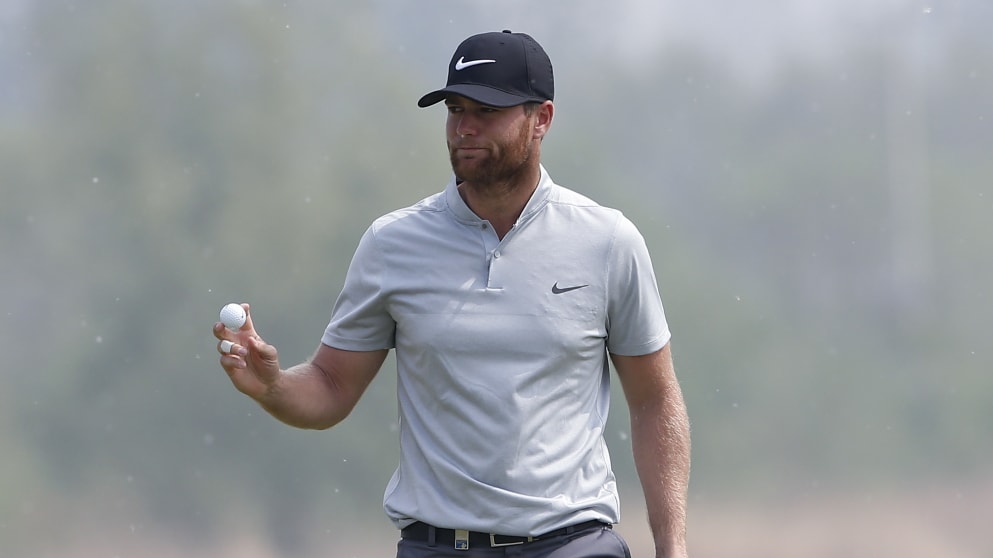 Lucas Bjerregaard - on the way to a third round 65 at the Volvo China Open
