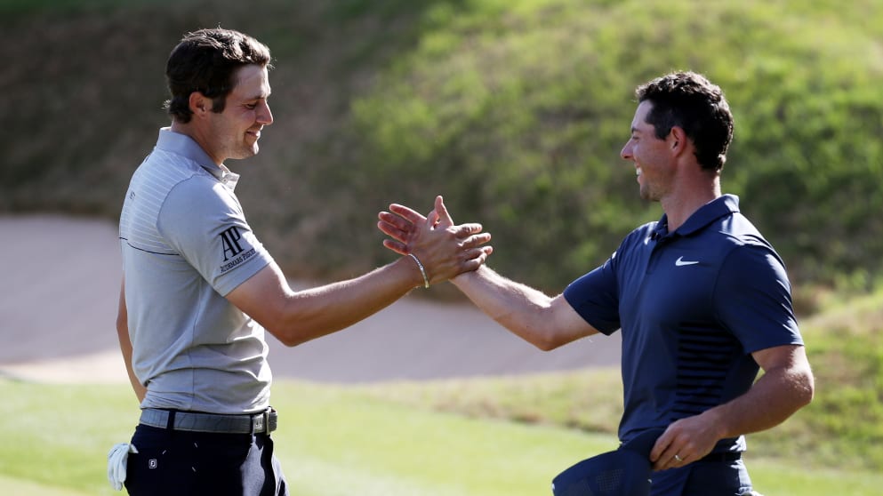 Peter Uihlein and Rory McIlroy