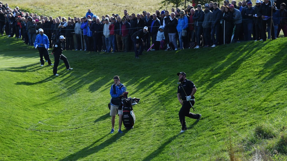 Andrew Johnston at the British Masters