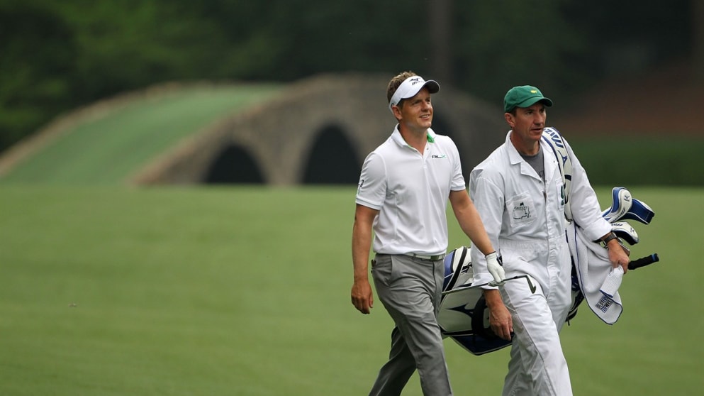 Luke Donald is all smiles ahead of Thursday's tee off.