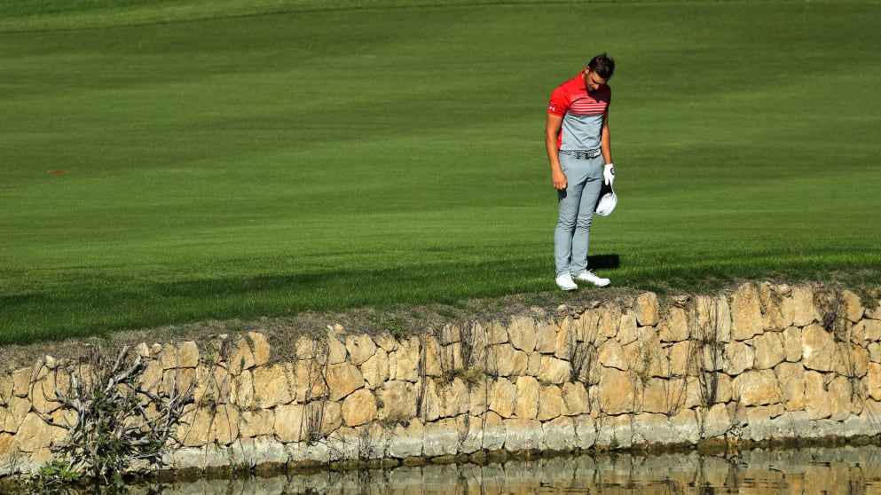 Haydn Porteous on Regnum Carya's 10th hole
