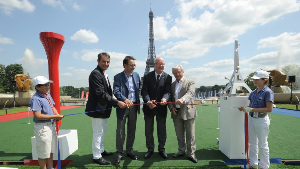 “le golf swingue au Troca” opens in the heart of Paris