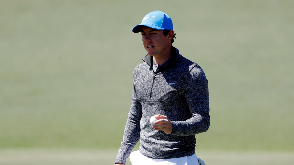 Rory McIlroy during the Masters