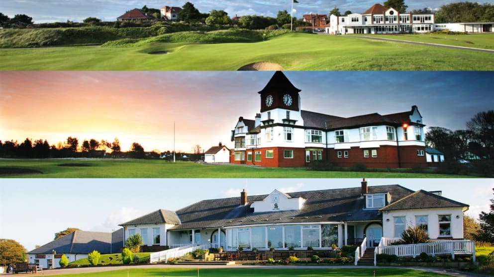 The three qualifying venues for The 2013 Senior Open Championship Presented by Rolex
