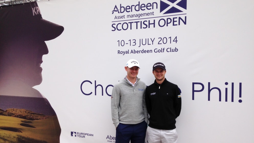 Scotland’s David Law and Scott Henry